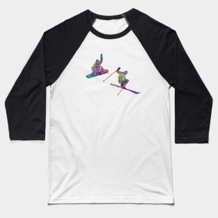 Ski and snowboard Baseball T-Shirt